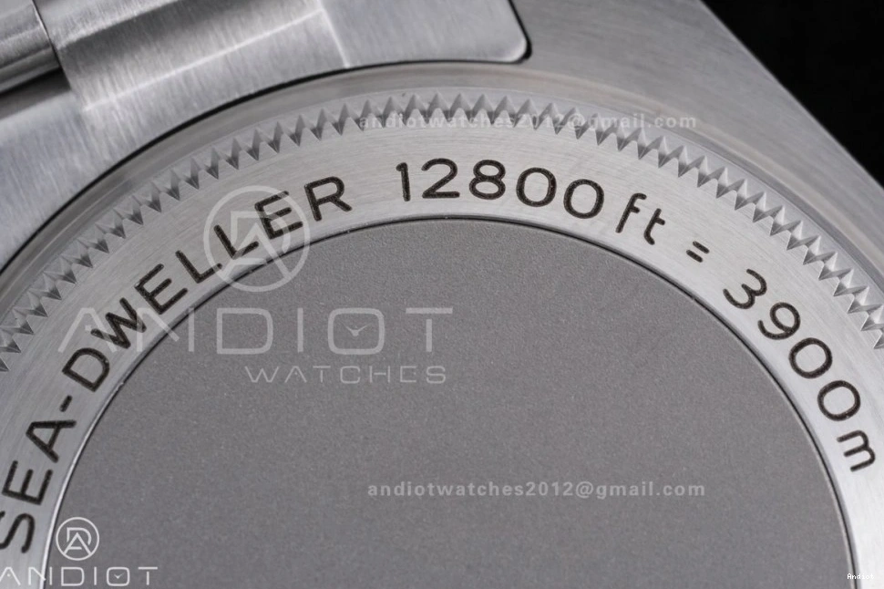 Sea-Dweller and Ceramic Bracelet Edition Best Case VR3235 904L 1:1 SS C+F 126660 Black 0329